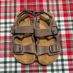 H&M Tan Kids Sandals with Buckles